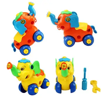 

Education Learning Kids Animal Disassembly Assembly Cartoon Puzzle toys Early Learning Intelligence Development Toy great