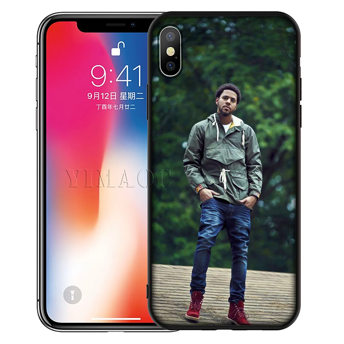 YIMAOC singer pop j Cole Мягкий силиконовый чехол для телефона iPhone XR X XS Max 6 6S 7 8 Plus 5 5S SE черный