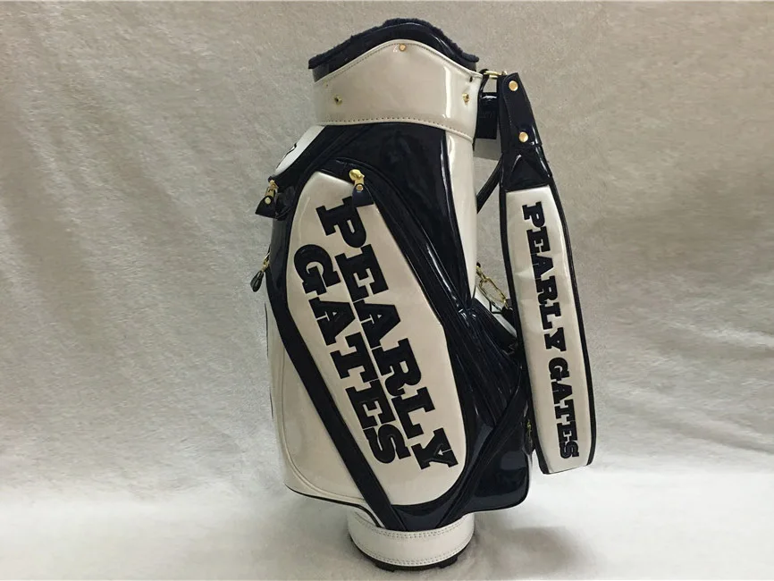 

Brand New Pearly Gates PG89 Golf Standard Package Pearly Gates PU Golf Bag White Color Golf Clubs Bag Free Shipping