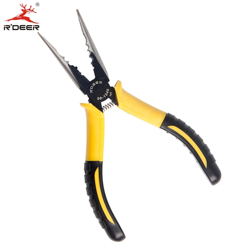 RDEER 6''/150mm Multi purpose Long Nose Pliers For Cutting