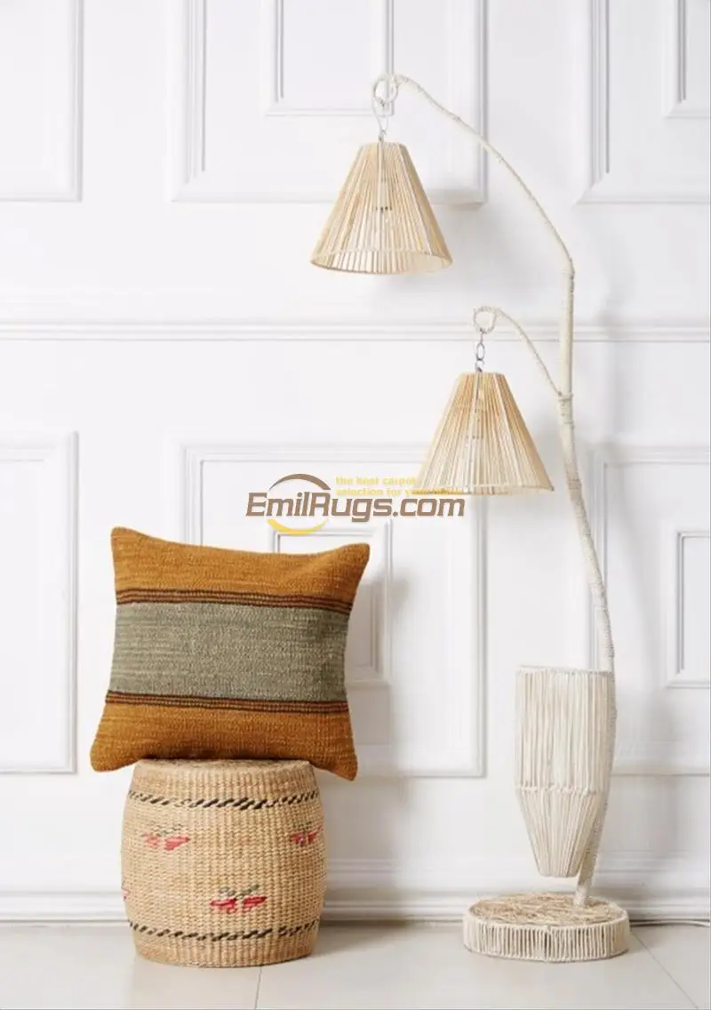 

Gorgeous Kilim Cushion Handmade Aubussion Craft Gift Wool Decorative