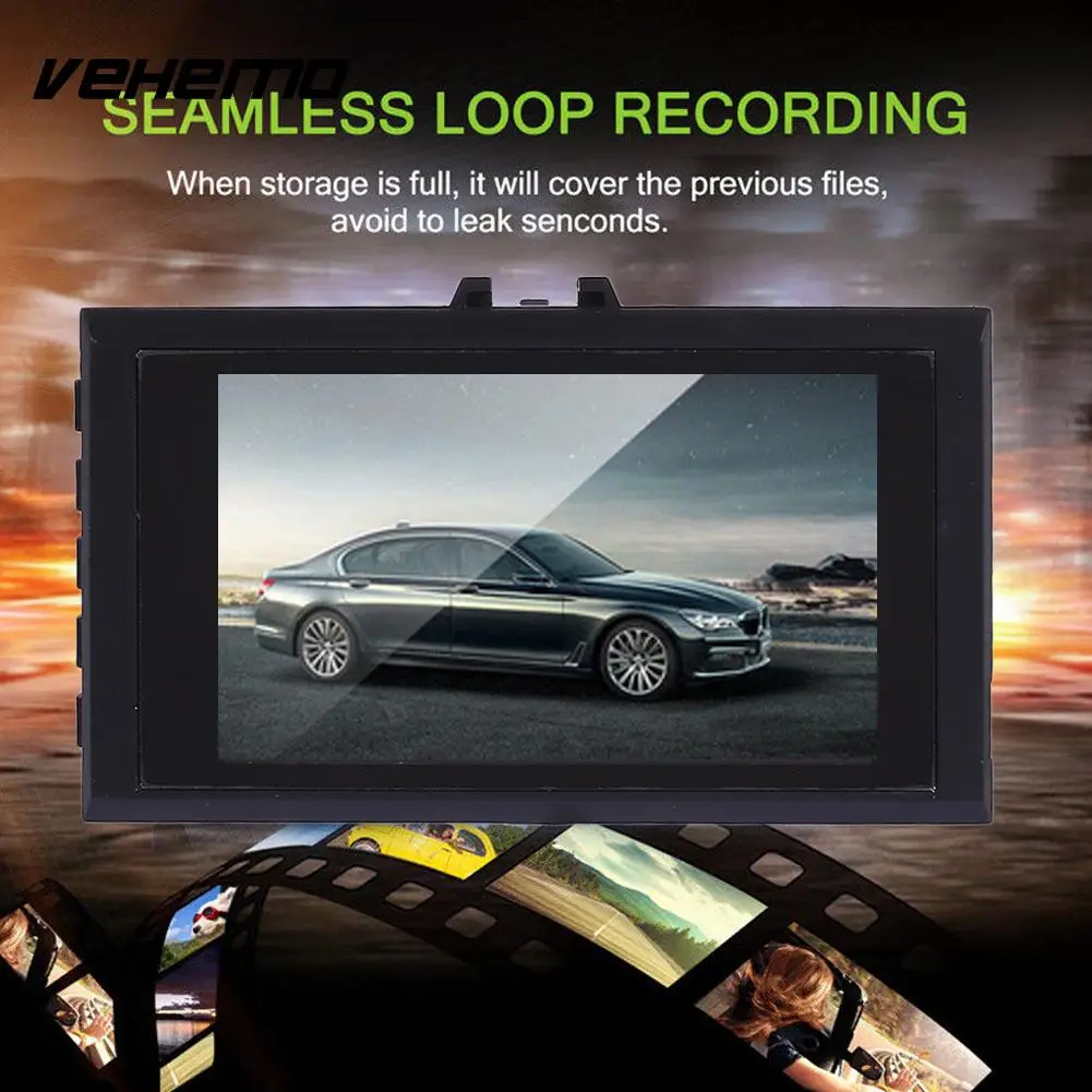 

Car DVR Camera Dash Cam Driving Recorder Rear View Camera Automobile with TF 32G Card Reader Night Vision 3inch Car Accessories