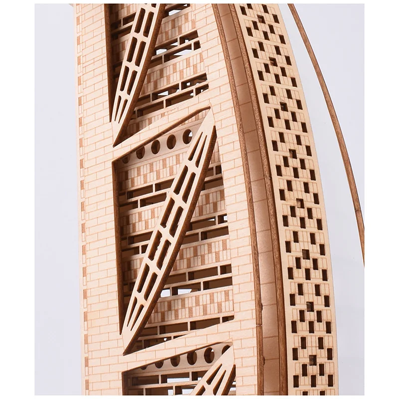 Burj Al Arab Дубай отель парусский 3D деревянная модель головоломка лазерная резка