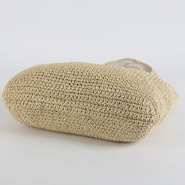Fashion Straw Women Shoulder Bags Paper Woven Female Handbags Large Capacity Summer Beach Straw Bags Casual Tote Purses 2022 4