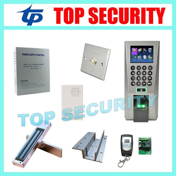 

ZK linux system F18 biometric fingerprint access control system DIY fingerprint door access control with EM lock power and so on