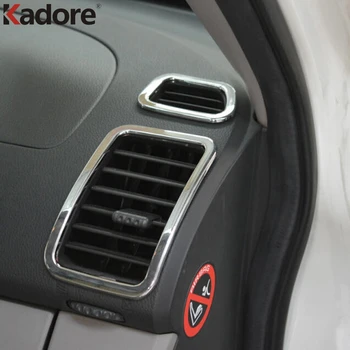 

For Mitsubishi Pajero Montero Sport 2009 2010 2011 2012 2013 2014 Chrome Central Control Air Condition Vent Cover AC Outlet Trim