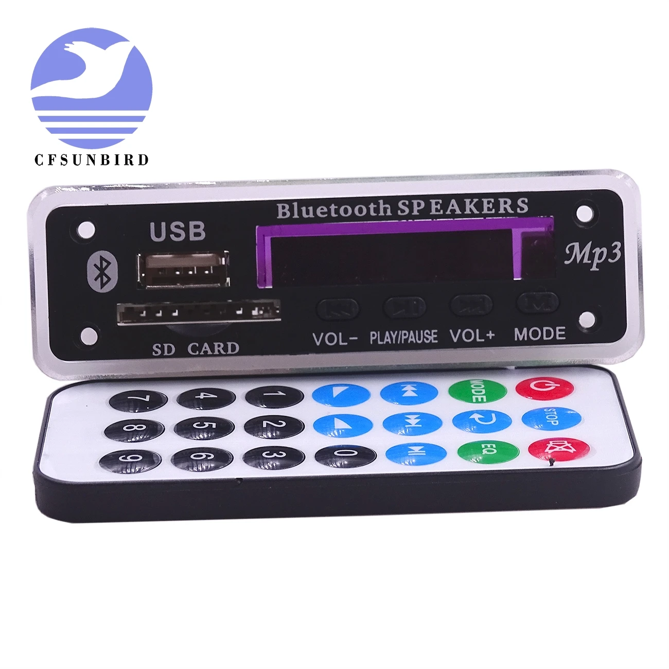 Плата декодирования MP3 CFsunbird M011 Bluetooth модуль со слотом для SD карты/USB/FM/удаленным