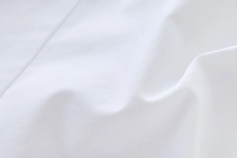TZCZX-2530 Детские рубашки для мальчиков однотонные белые рубашки с короткими рукавами из хлопка для детей от 4 до 10 лет, детская одежда