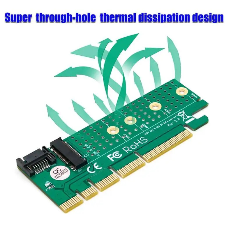 NGFF M.2 B Ключ SATA-Bus SSD для SATA3 адаптер PCI Express слот SATA Комплект кабелей