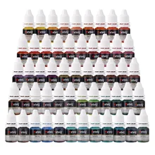 54 Цвета Перманентный пигмент для перманентного макияжа пигментные чернила для татуажа брови, подводка, губы для тату бодиарта инструменты для красоты