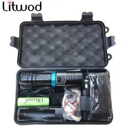 Litwod Z30D68 5000LM XML L2 Дайвинг светодиодный фонарик 80 метровое погружение фонарь лампа для кемпинга под водой рабочее время выполнения 20 ч