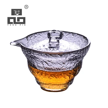 

TANGPIN heat-resistant glass gaiwan teapot haiwan glass tea sets 125ml