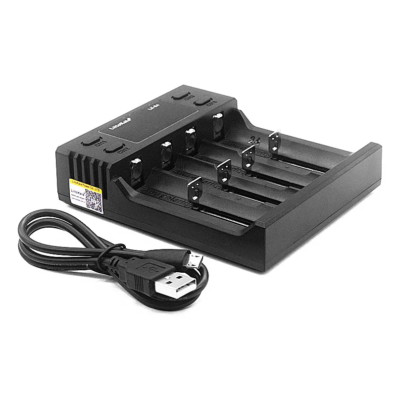2018 LiitoKala Lii-S4 LCD 3.7V 18650 18350 18500 16340 21700 20700B 20700 14500 26650 1.2V AA AAA NiMH lithium-battery Charger