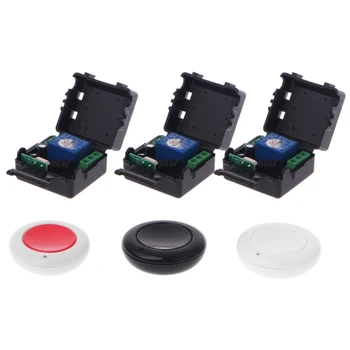 

315MHz Universal DC 9V 12V 24V 10A Relay 1CH Wireless Remote Control Switch Receiver RF Transmitter Intelligent Home