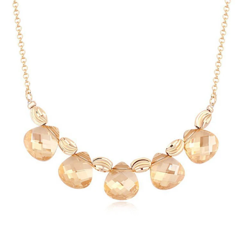 

2019 Designer necklace jewelry quality Water Drop Shape necklace With Crystals from SWAROVSKI for Valentine's Day gift