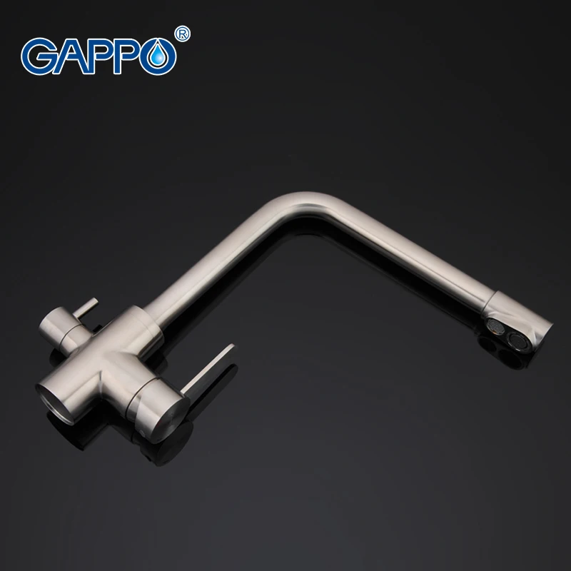 GAPPO kitchen mixer tap kitchen water filter faucet 304 stainless steel kitchen faucet   drinking water kitchen faucets         