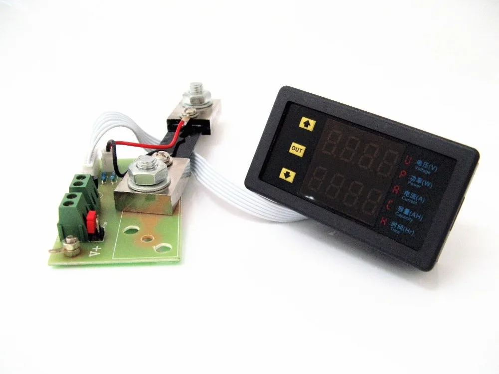 

100V 100A LED Panel Volt Voltage Amp Meter Digital Test Voltmeter W/ Shunt