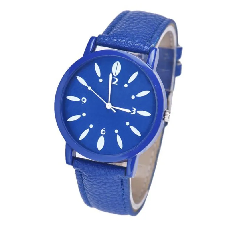 NEW Fashion women's watches casual watches Hook Buckle Leather Band Analog Alloy Quartz Wrist Watch clock montre femme M18 (7)