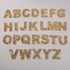 A-Z 1PC Rhinestone English Alphabet Letter Mixed Embroidered Iron On Patch For Clothing Badge Paste For Clothes Bag Pant shoes ► Photo 2/6