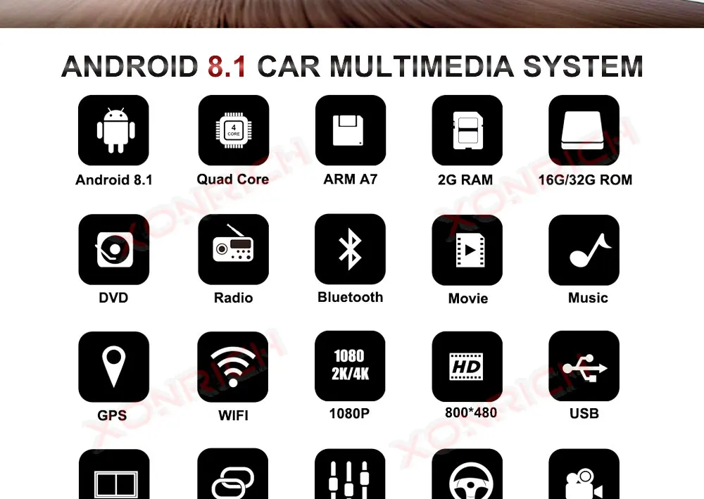 Cheap 2 Din Android 8.1 Car DVD Player For Jeep Grand Cherokee Chrysler 300C Compass Patriot Dodge Sebring GPS Navigation Radio Stereo 8