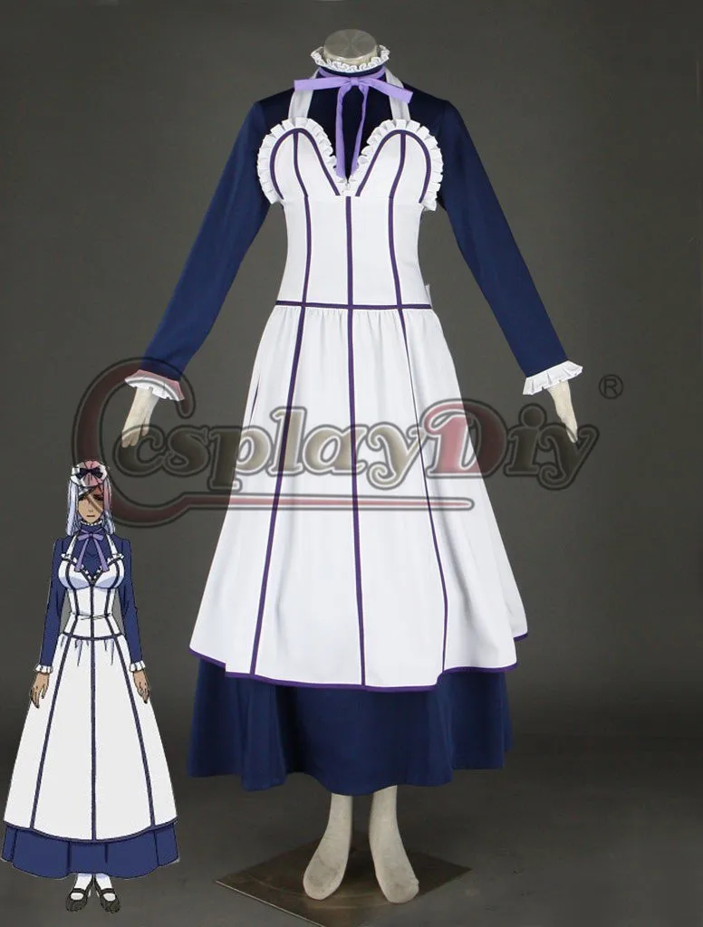 Black Butler Emma Costume First Generation Cosplay Dress Adult Halloween Cosplay Costume D0301