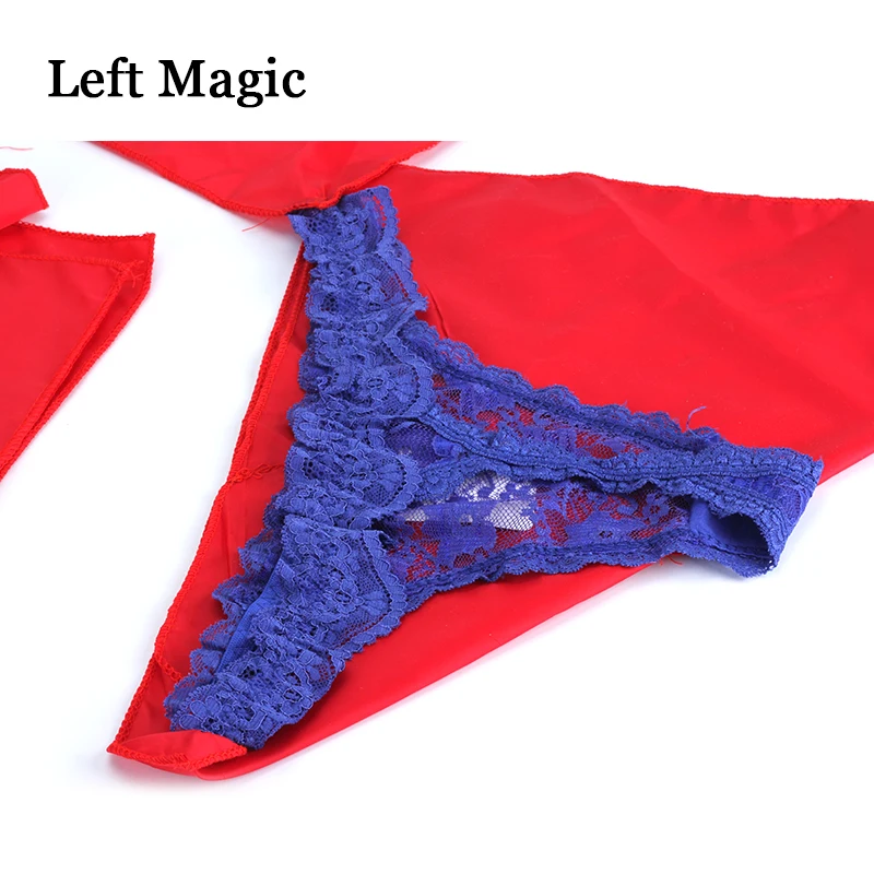 SILK TO PANTIES Magic Trick Pocket Close Up Magician Set Comedy Joke Underwear 