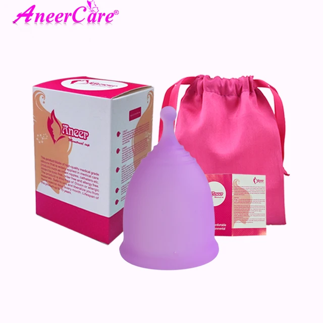 10pcs/lot silicone menstrual cup feminine hygiene lady cup prevent side