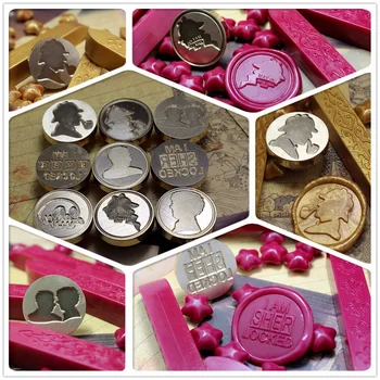 

New Hot Sherlock Holmes wax seal Metal head without handle,DIY Scrapbooking wax stamp copper head, Vintage and high quality