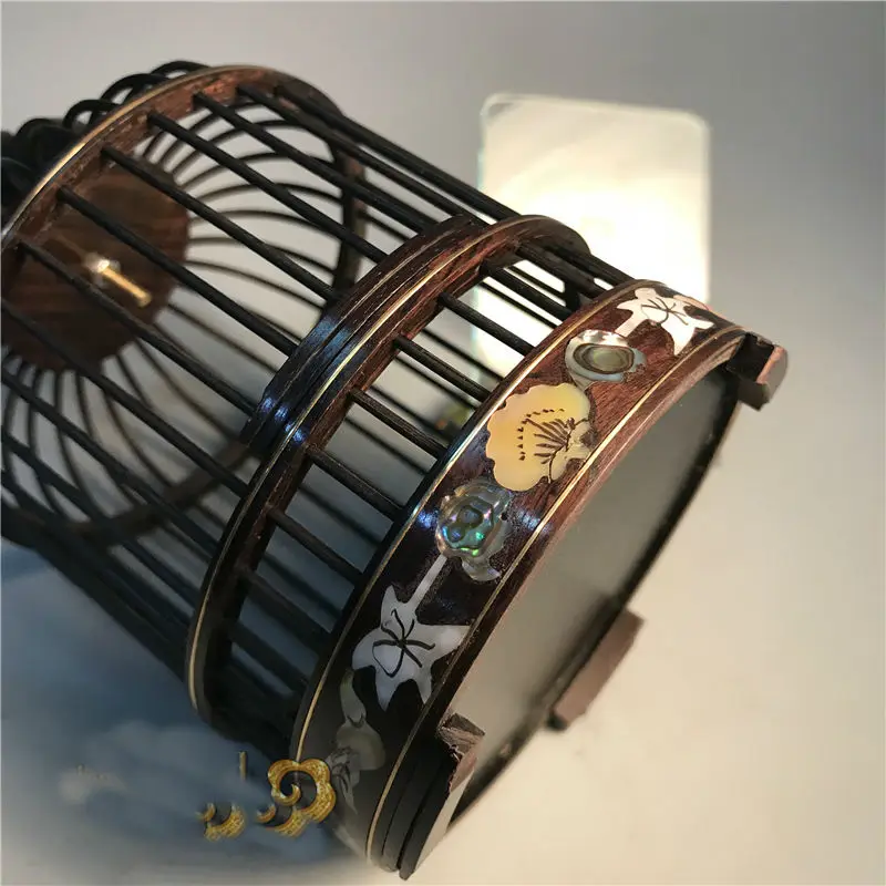 20 advanced new styles Pet reptile cage worms solid wood handmade ebony large classic models insects cage Insect box decoration