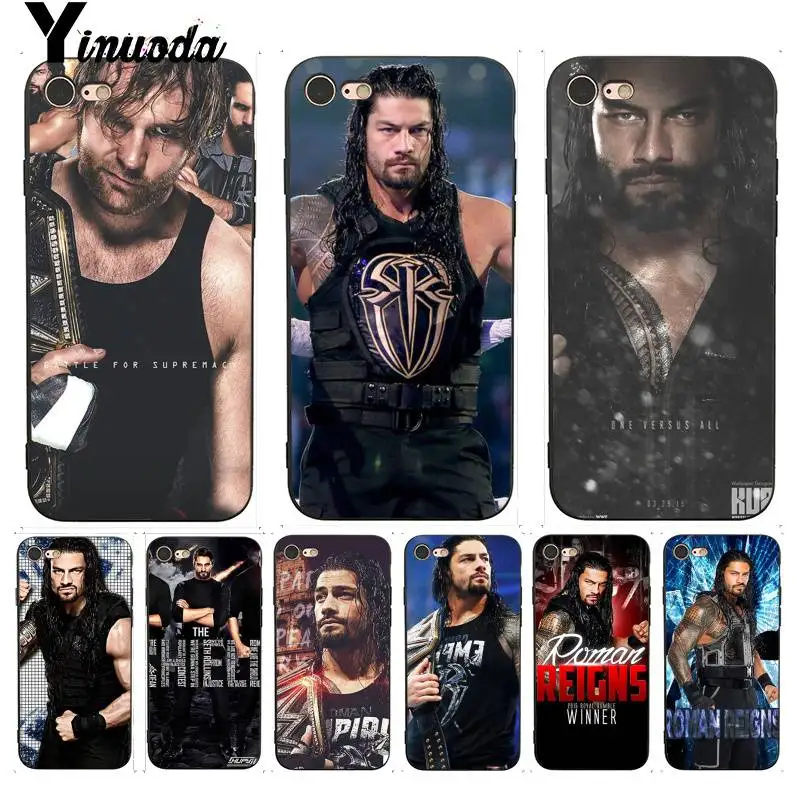 

Yinuoda American TV Series roman reigns Coque Shell Print Phone Accessories Case for iPhone X 8 7 6 6S Plus X 5S SE XR XS XSMAX