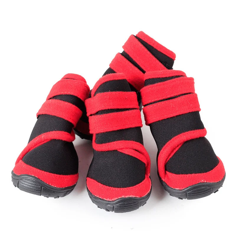 Large Dog Waterproof Winter Shoes Anti slip Rain Snow Boots Footwear Thick Warm for Huskies