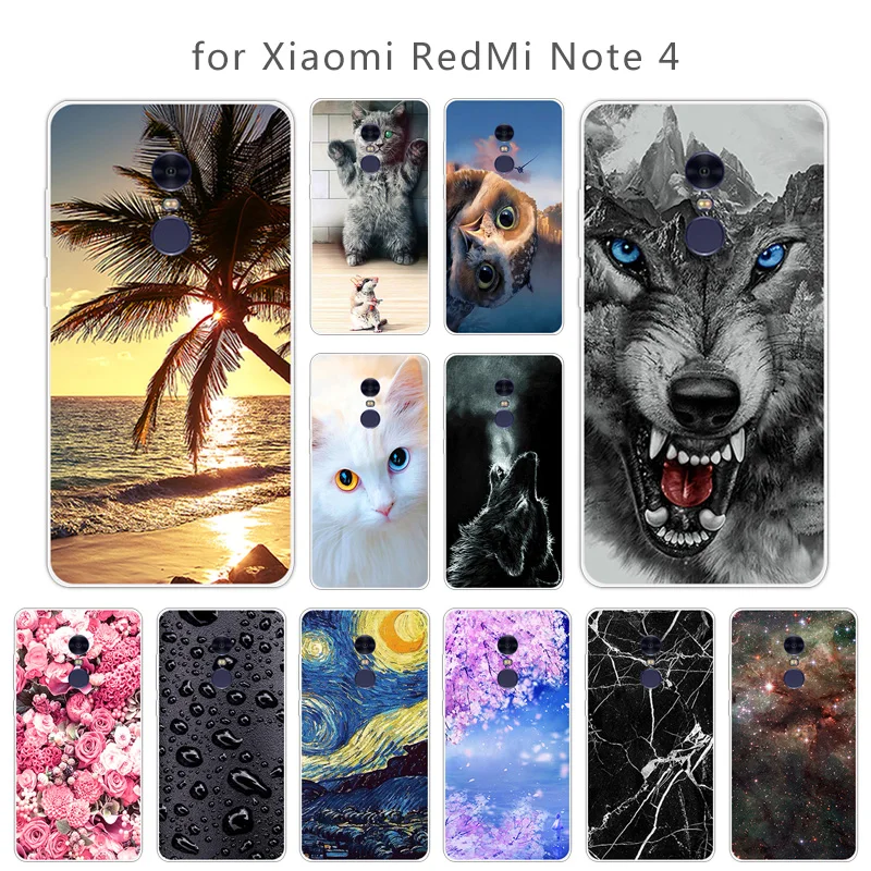Чехол для телефона Xiaomi Redmi 4A 4X 3 4 чехлы телефонов RedMi Note4 Pro глобальная версия