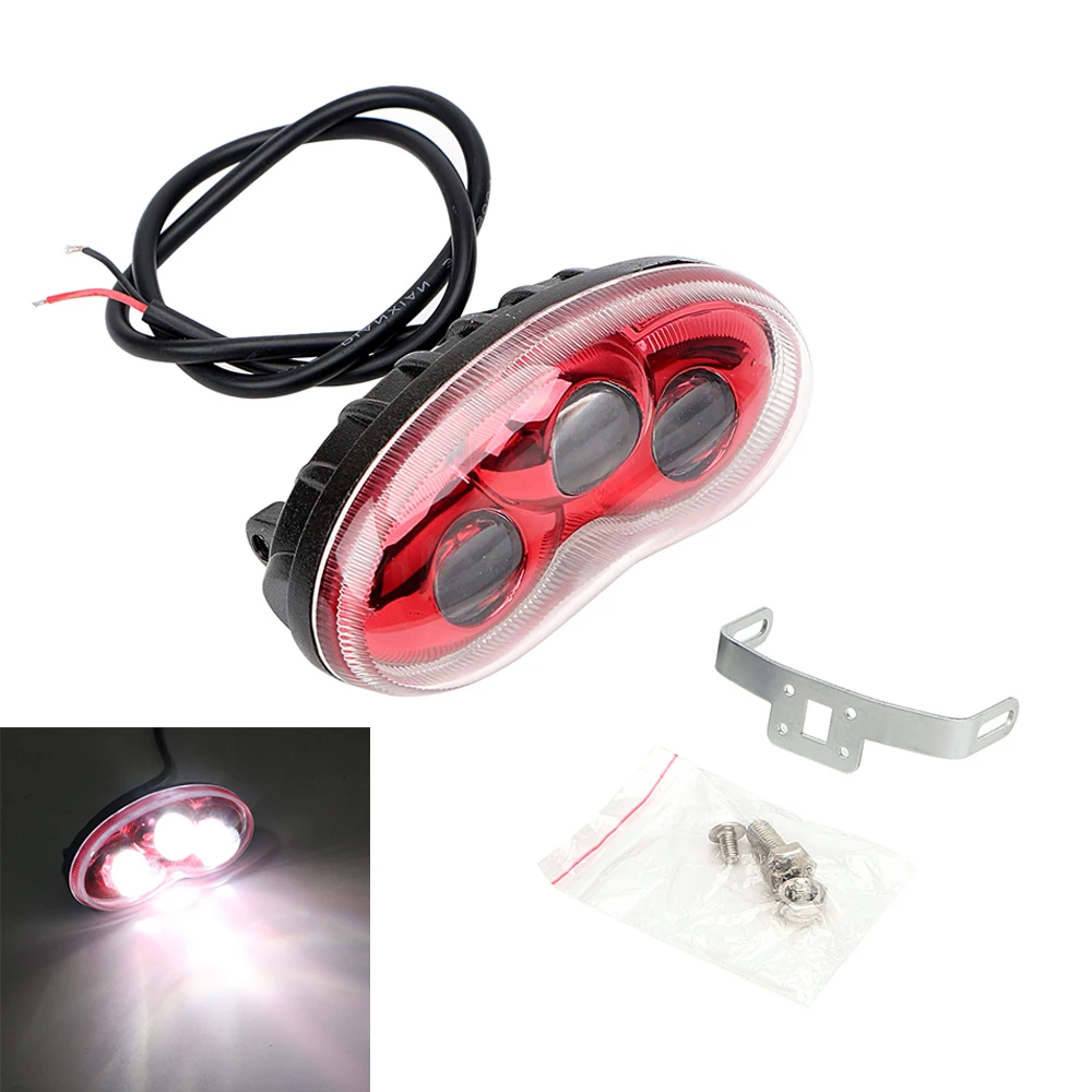 Motorcycle Headlight Headlamp 9 80V 15W Cat Eye Lens Super Bright