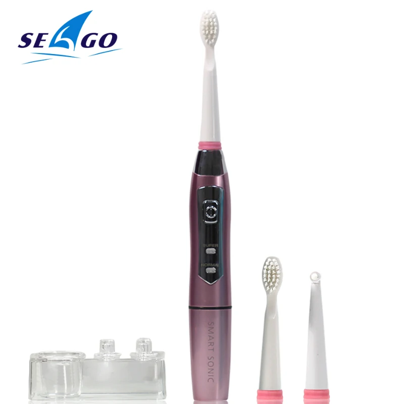 SEAGO Electric Toothbrush Battery Powered Toothbrush 40,000 vpm Gum Health Sonic Toothbrush Electric Tooth Brush Whitening SG910 SEAGO Electric Toothbrush Battery Powered Toothbrush 40,000 vpm Gum Health Sonic Toothbrush Electric Tooth Brush Whitening SG910