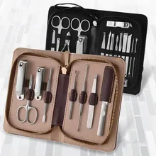 8/16 шт./компл. Многофункциональный Нержавеющая сталь педикюр для ногтей, инструменты для маникюра, комплект ножниц для ногтей бытовой анти-всплеск ножницы Наборы