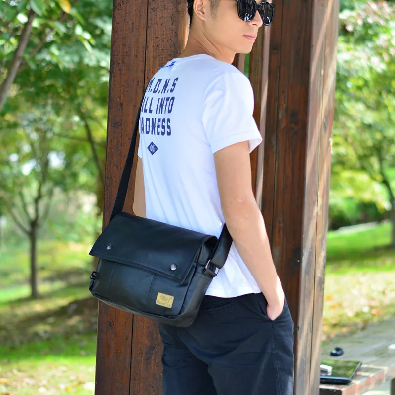

032518 new hot man small vintage messenger bag