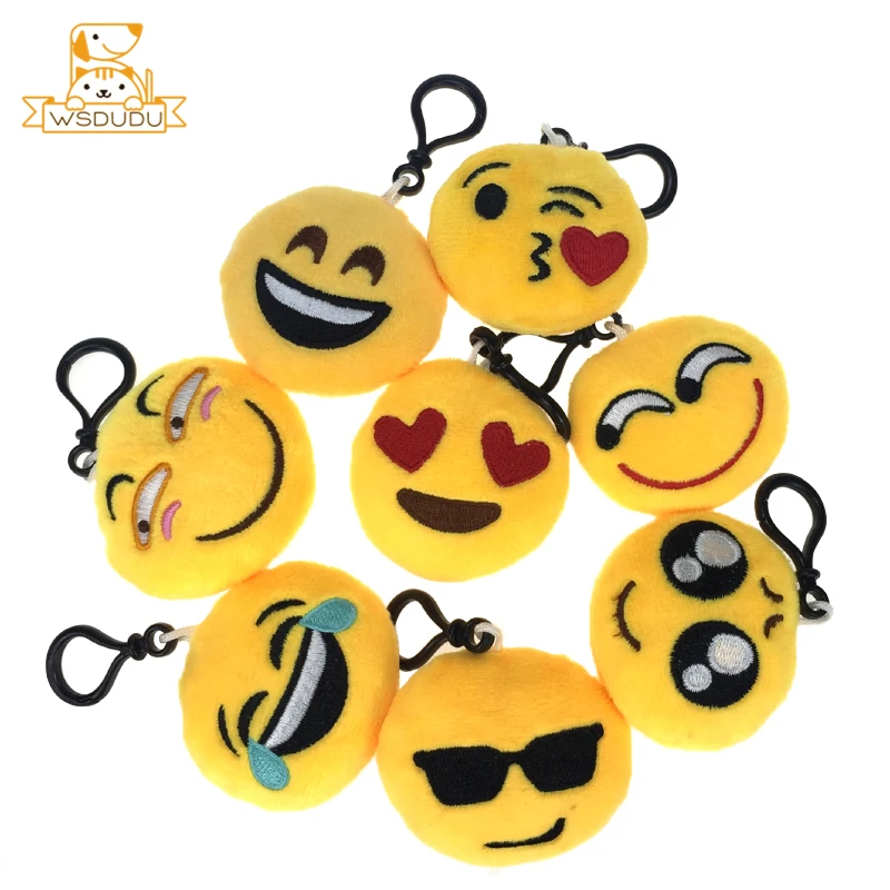 

Emoji Poop Keychains Stuffed Toys Kawaii Tears Happy Face Expression Dolls Adorable Cry Laugh Heart Pendant Funny Gifts Sticker