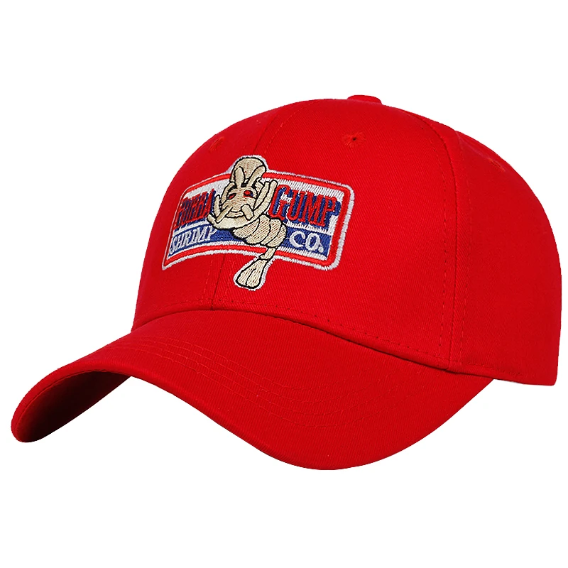 BUBBA GUMP бейсболка с креветками для мужчин и женщин спортивные шапки летние от