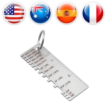 Сварочный шаблон из нержавеющей стали провод/металлический лист толщина стандартный провод калибровочный Размер инспекция сварки измерительный инструмент Горячая