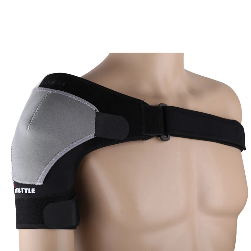Защита спортивной безопасности на плече, эластичный бандаж, поддержка спины, тяжелая атлетика, защитное снаряжение
