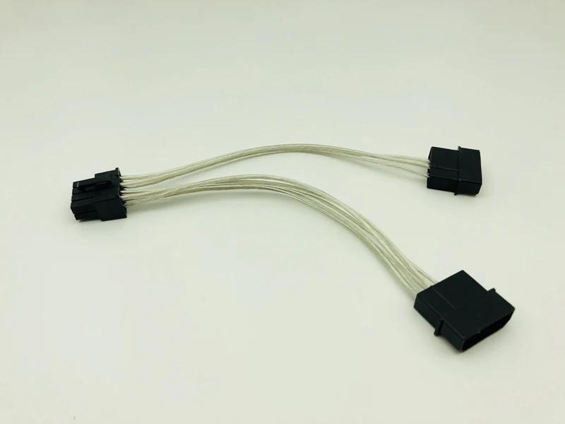 18cm 8Pin(6+2) to Dual 4Pin Graphics Card Power Cable 4PIN to 8PIN Graphic Card Cable Supply Dual D port to 8 pin for BTC Mining 18cm 8Pin(6+2) to Dual 4Pin Graphics Card Power Cable 4PIN to 8PIN Graphic Card Cable Supply Dual D port to 8 pin for BTC Mining