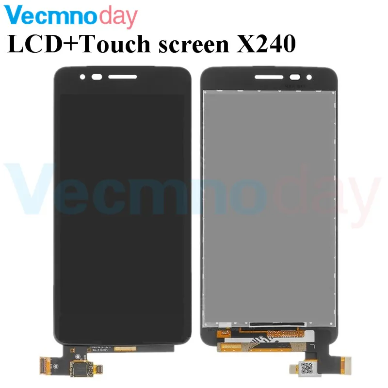 

Vecmnoday Original For LG K8 2017 Dual SIM X240 X240K LCD Display + Touch Glass Digitizer Assembly Black Replacement Screen