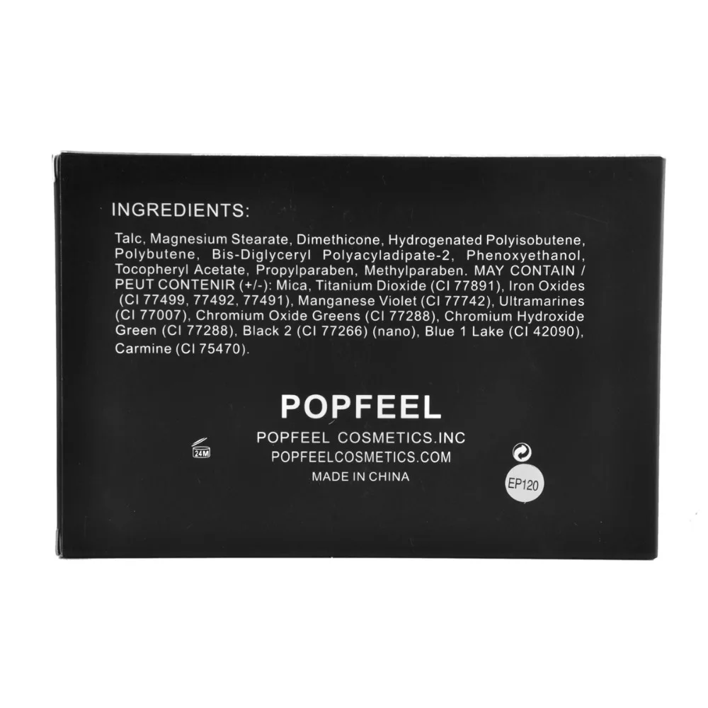 Popfeel профессиональный натуральный 120 цвет супер легкие тени для век палитра косметики палитра теней для век Красота Макияж инструмент набор теней для век