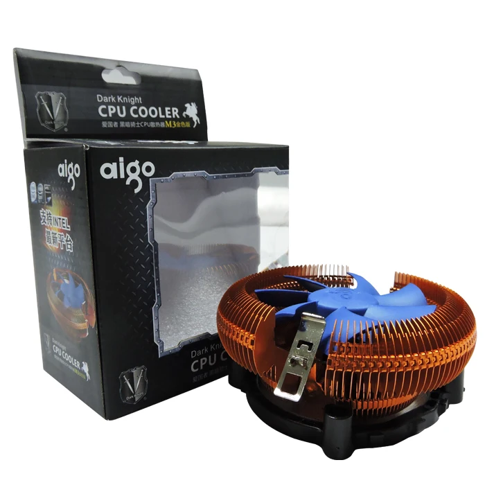 

Aigo M2/M3 CPU Cooler TDP 120W Heatsink with 90mm Fan Radiator 2000RPM Cooler for LGA 775/1151/1155/1156 and AM2/AM3/AM4