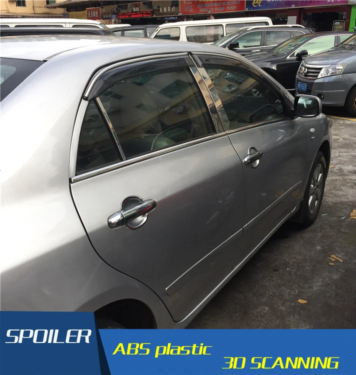 

For Corolla Plastic Window Visor Vent Shades Sun Rain Deflector Guard For Toyota Corolla Auto Accessories 4PCS/SET 2006-2013