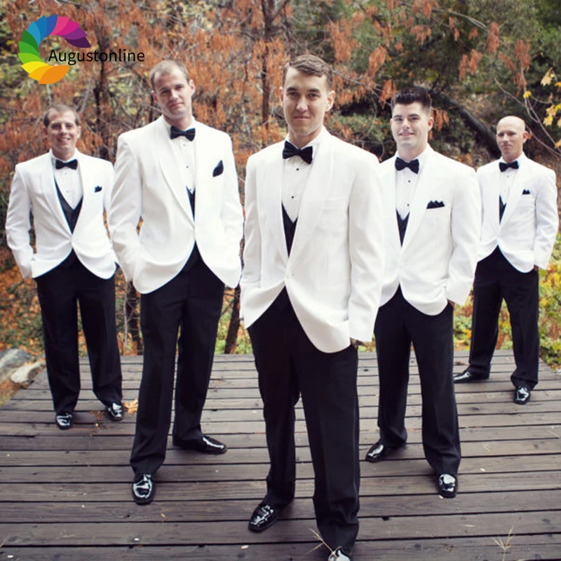 white-wedding-groom-suits