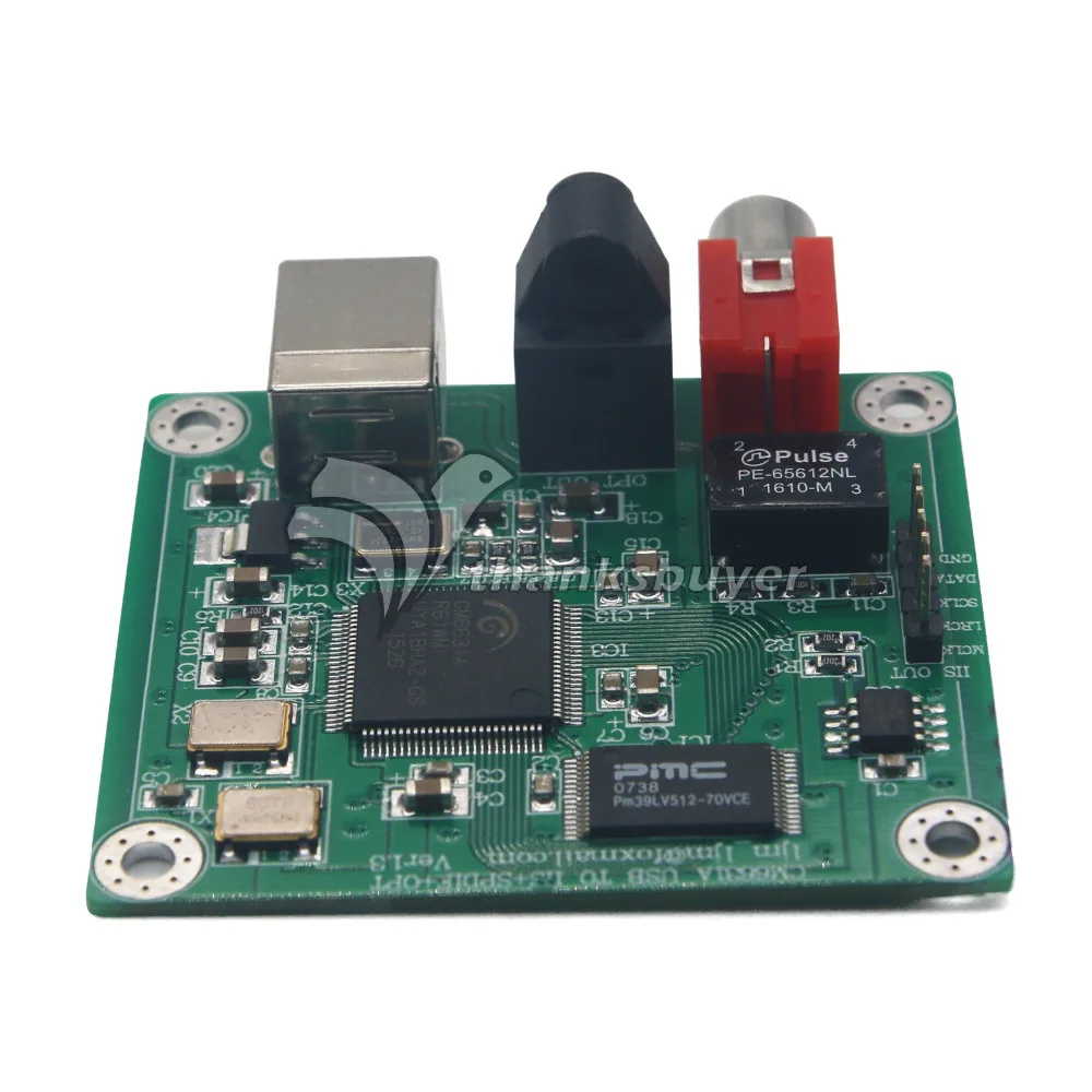 TZT CM6631A 24 бит/192 кГц USB для коаксиального и оптического волокна SPDIF I2S от LJM новая