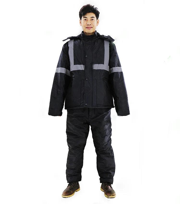 Winter Reflective Safety Jacket Road Traffic Waterproof Windproof Warm Coat Worker Repairman Outdoor Working Protective Clothing (9)