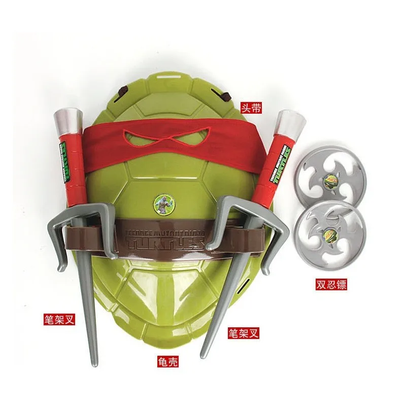 Kids Turtles Toys Weapons Christma Gifts Anime Leonardo Raffaele Michelangelo Donatello Cosplay Set Boys Girls Children Ninja