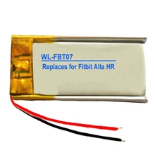 5 шт./лот TTVXO 40 мАч Батарея Для Fitbit Alta HR Smartband смарт-браслет Батарея